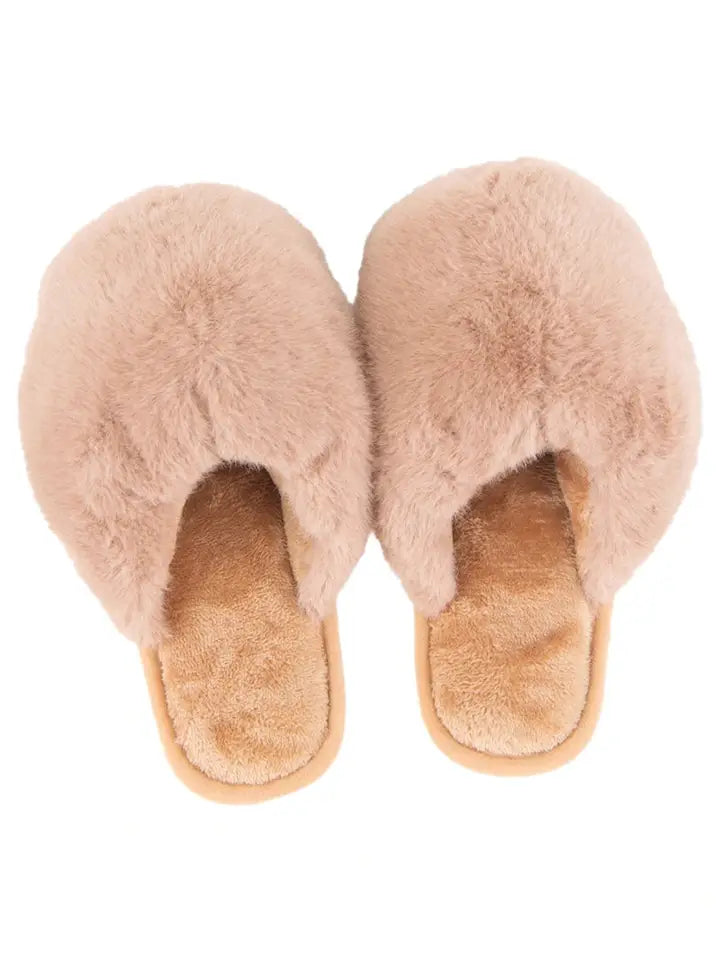 Tan Slippers