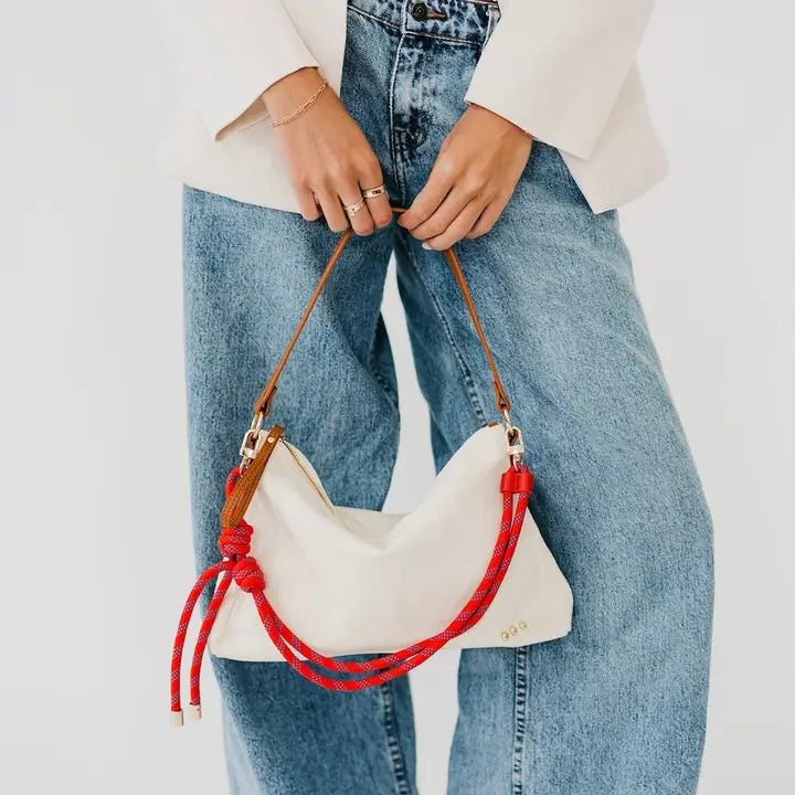 Cosette Canvas Shoulder Bag(Cream)