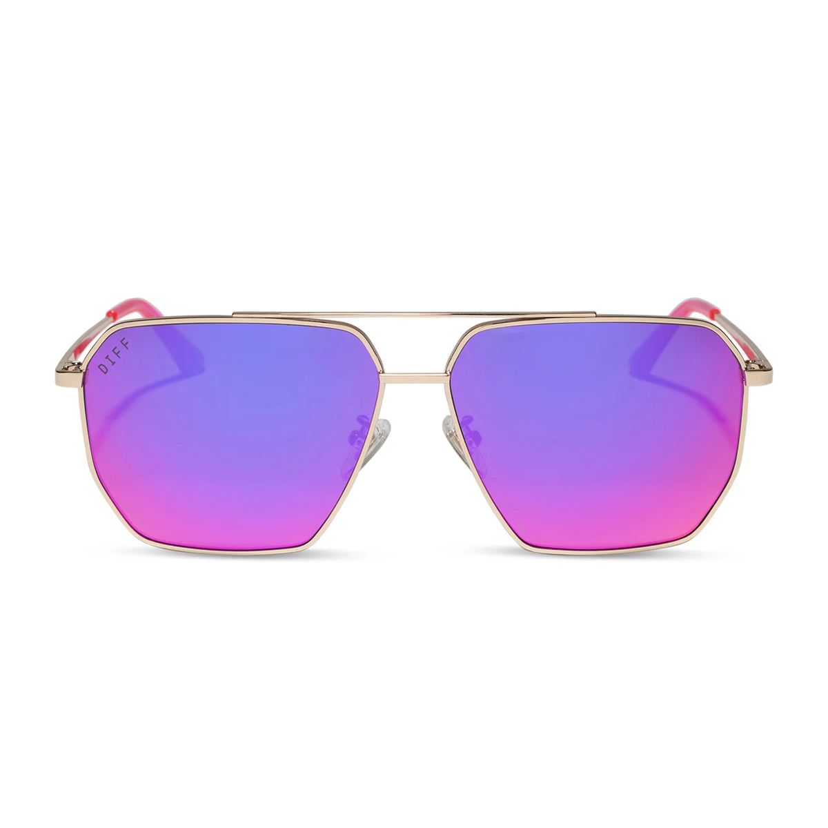 Berkely Gold & Pink Rush Mirror