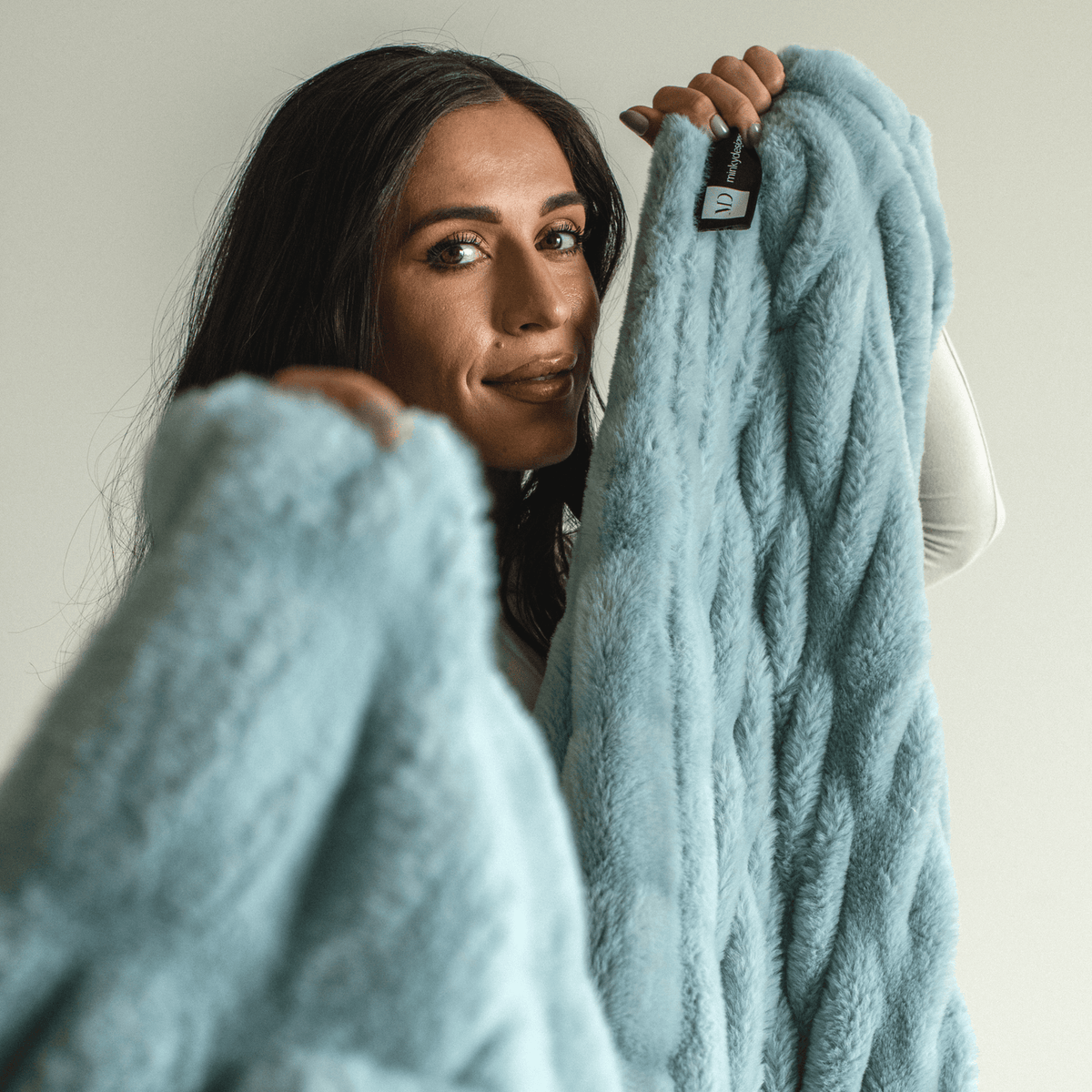 Glacier Glide Minky Blanket Chic Collection