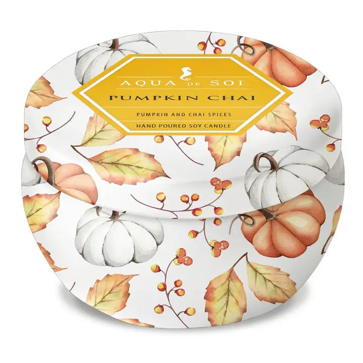 Pumpkin Chai 9oz Tin Candle