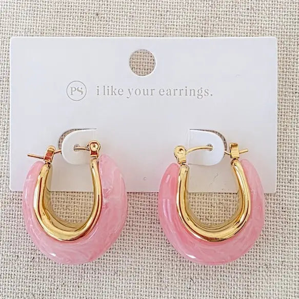 Hoop Earrings - Waterproof