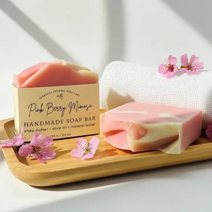 Pink Berry Mimosa Handmade Soap