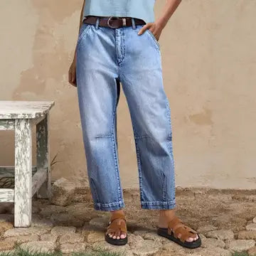 Denim Cropped Pants