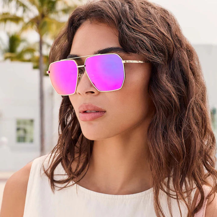 Berkely Gold & Pink Rush Mirror