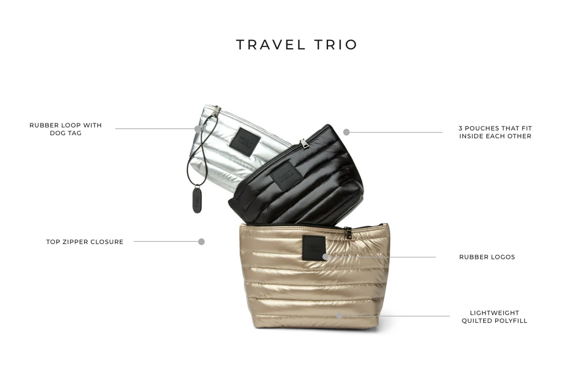 Travel Trio Pouches