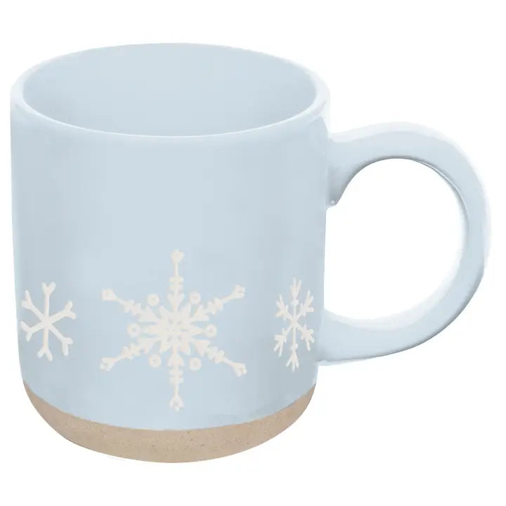 Snowflakes Stoneware Coffee Mug