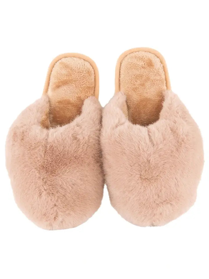 Tan Slippers