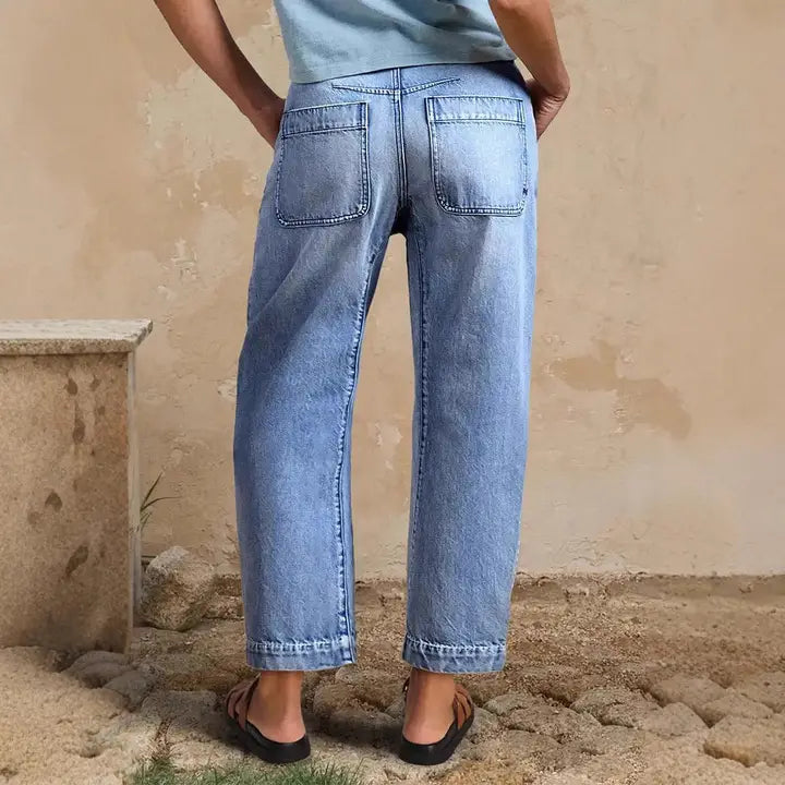 Denim Cropped Pants