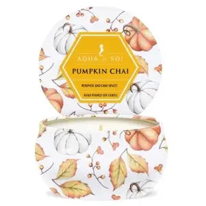 Pumpkin Chai 9oz Tin Candle