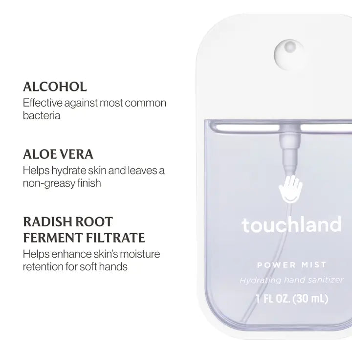 Beach Coco Power Mist Hydrating Hand Sanitizer - Touchland