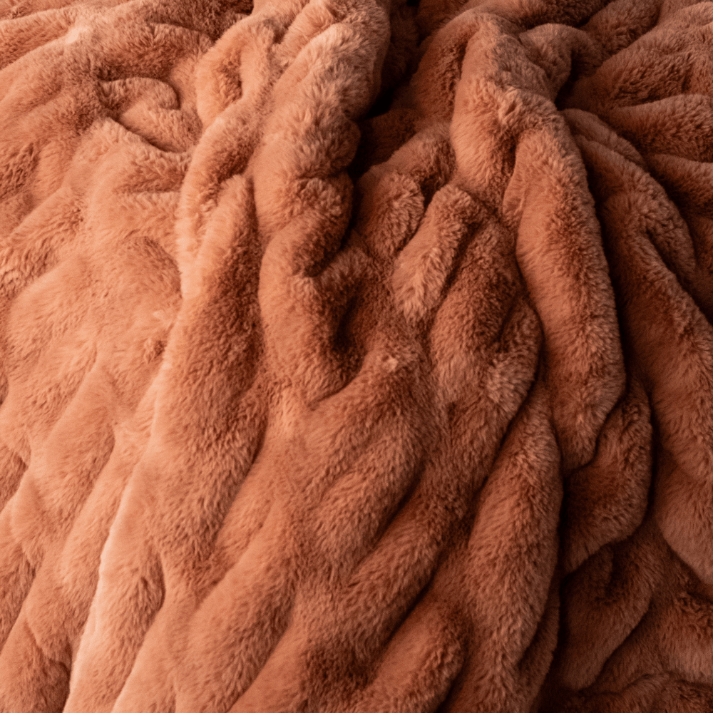 Copper Minky Blanket Chic Collection