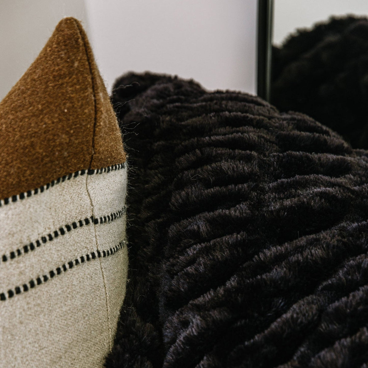Jaguar Black Minky Blanket Chic Collection