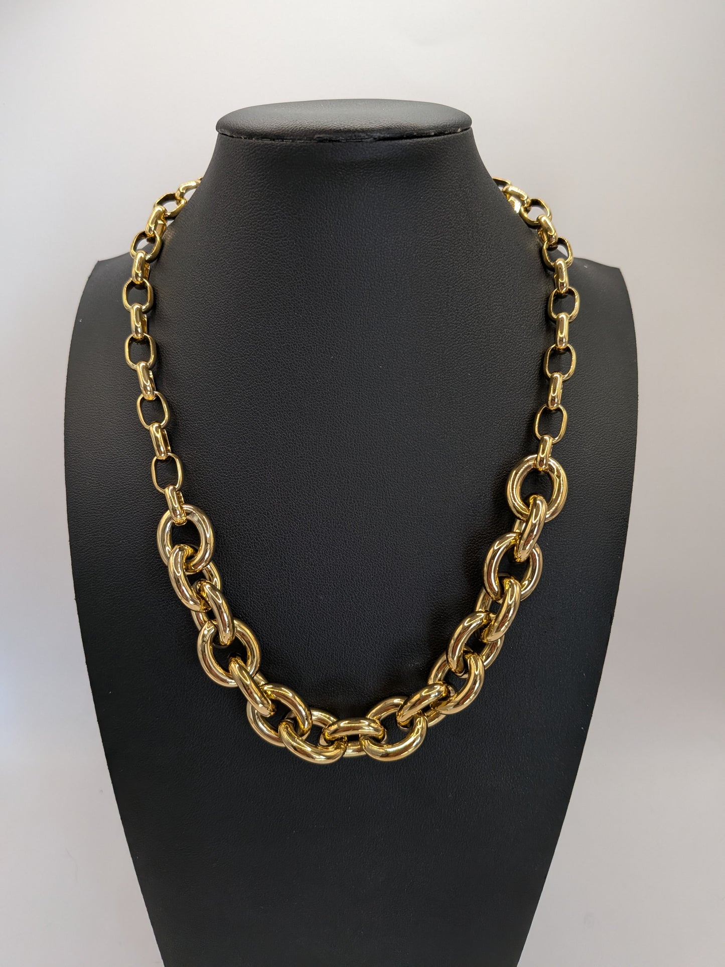 Stainless Steel Chunky Chain Necklace